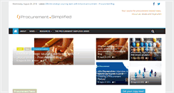Desktop Screenshot of procurementsimplified.com